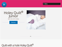 Tablet Screenshot of holeyquilt.com